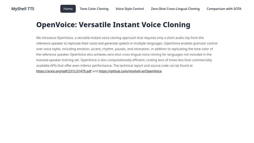 OpenVoice AI