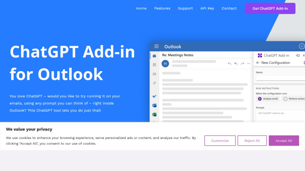 ChatGPT Add-in for Outlook