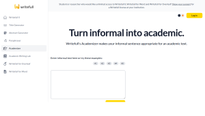 Writefull Academizer