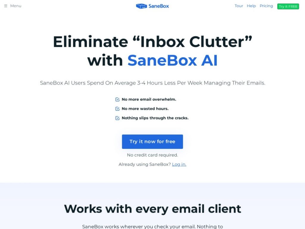 SaneBox AI