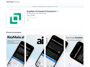 KeyMate AI Chatbot Keyboard