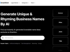 AI Business Name Generator by Branition