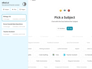 eBud.ai AI Teacher Assistant