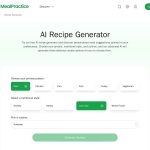 Mealpractice AI Recipe Generator