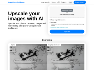 Image upscaler AI