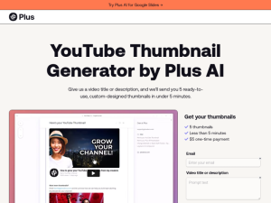 AI Youtube Thumbnail Generator