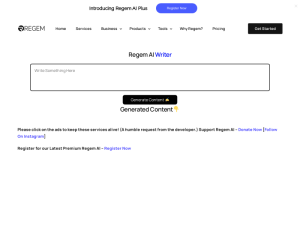 Regem AI Writer