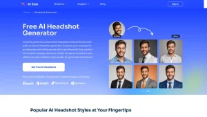 AI Ease Free Headshot Generator