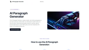 Ai Paragraph Generator