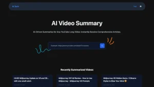 AI Video Summary — Youtube