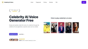 Celebrity AI Voice