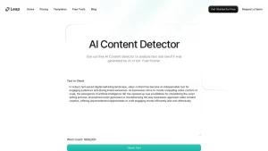 AI Content Detector — Leap