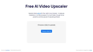 Free AI Video Upscaler