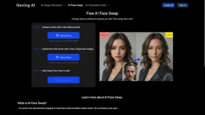 Gening AI face swapper