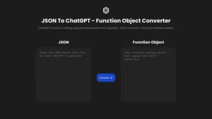 JSON To ChatGPT