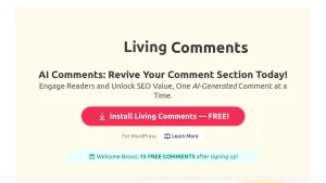 Living Comments — WordPress