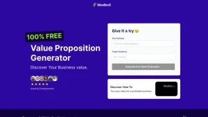 Modbox — Value Proposition Generator