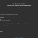 PDF Translator & Editor